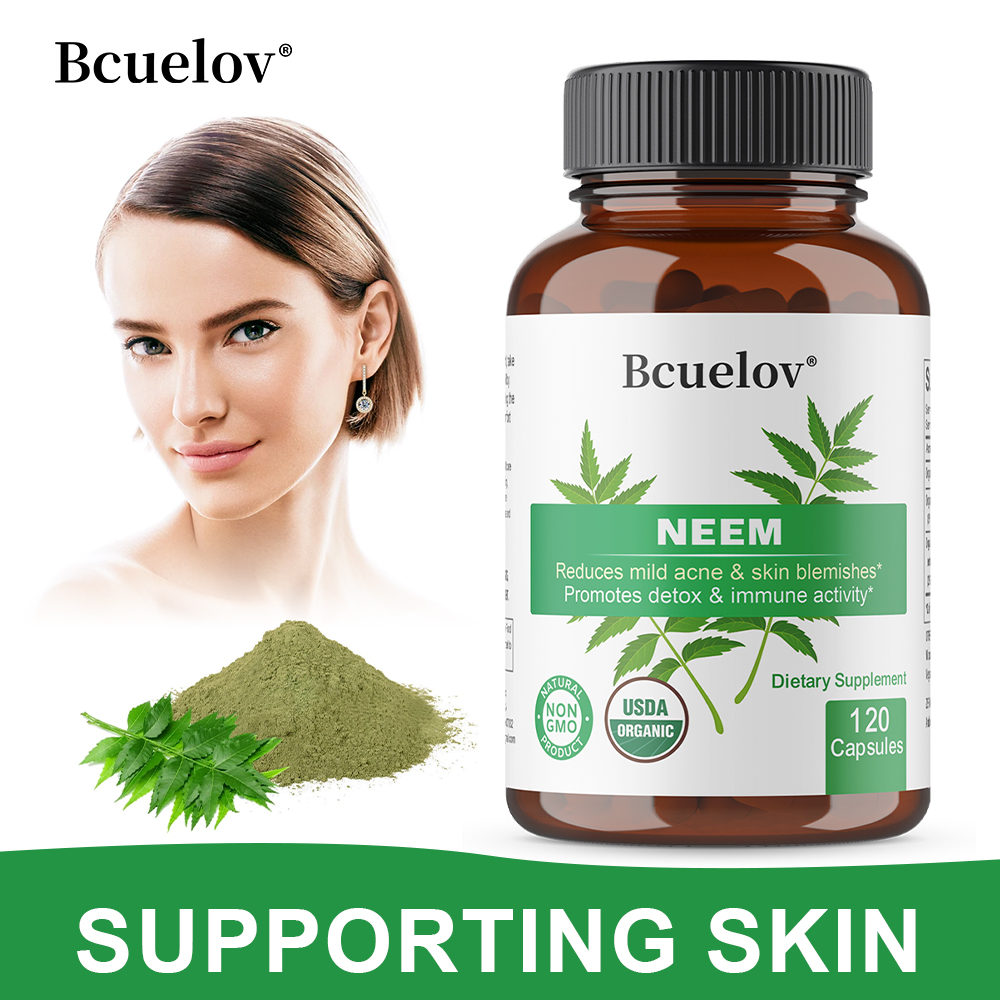 Organic Neem Leaf Capsules, He - огляд і ціна Herbal And Wellness