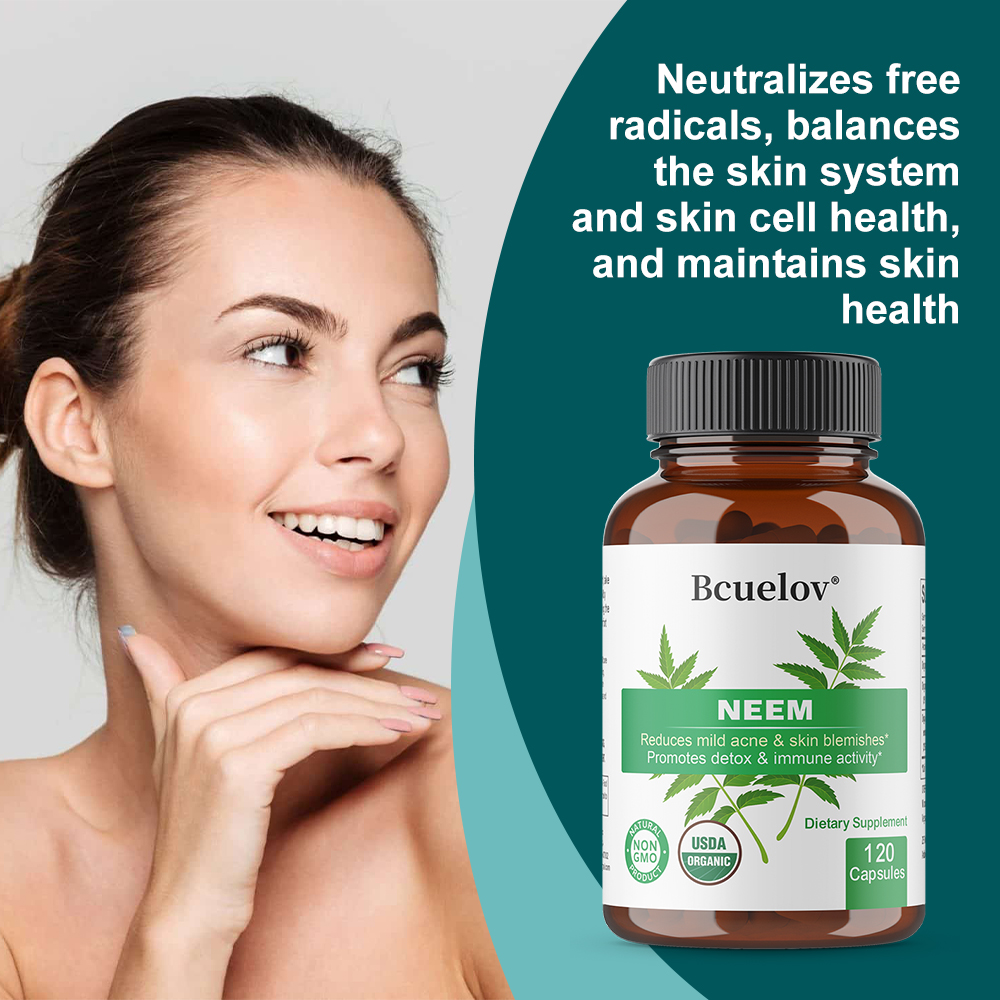 Organic Neem Leaf Capsules, He - огляд і ціна Herbal And Wellness