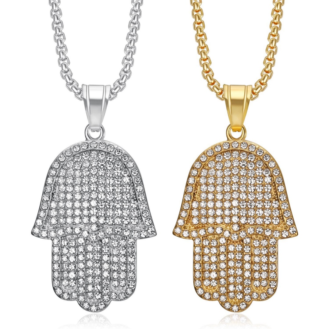 Hip Hop Iced Out Hamsa Hand of - огляд і ціна Tulsi Holy Basil