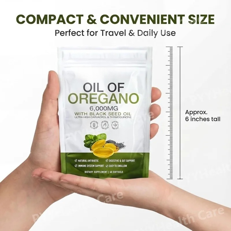 Oregano Oil with Black Seed Oi - огляд і ціна Herbal And Wellness