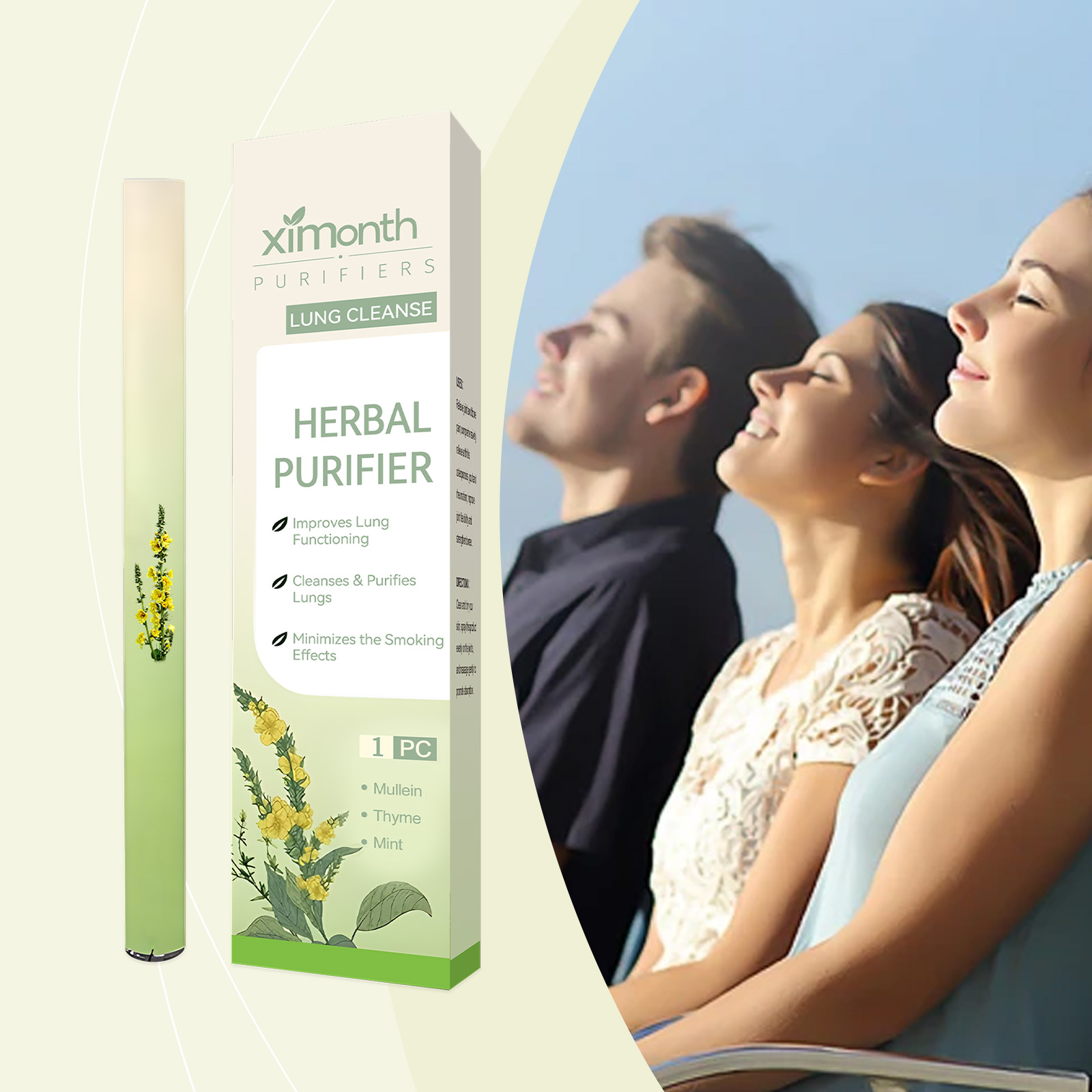 Natural Herbal Breathing Stick - огляд і ціна Herbal And Wellness