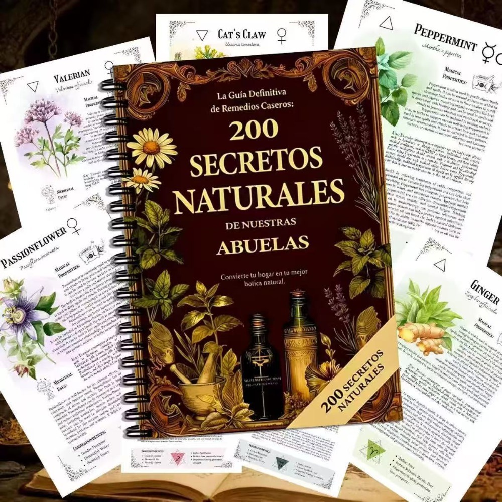 200 Natural Secrets A5 Spanish - огляд і ціна Herbal And Wellness