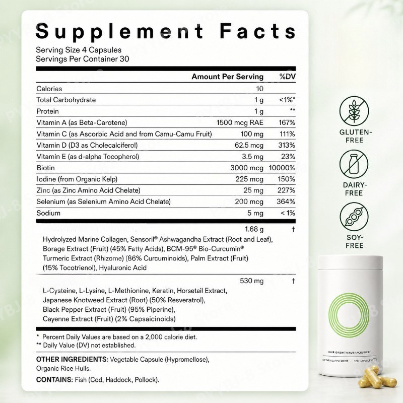 120 Count Women Hair Wellness  - огляд і ціна Herbal And Wellness